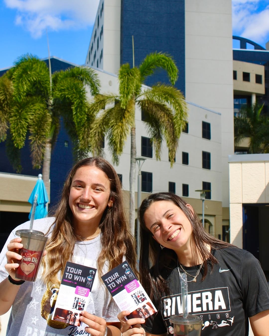 Spotted on campus \ud83d\udcf8\u2728\n\nWe're giving students the chance to WIN a DJI Osmo Pocket 3 and today's campus pop-up proved everyone wants in \ud83d\udc4f\n\n\ud83c\udfa5 Smooth footage\n\ud83c\udfa4 Pro-level audio\n\ud83d\udd25 Creator-approved\n\n\ud83d\udcac Would you use this for TikToks, YouTube, or Reels?\n\ud83d\udc47 Drop your answer below & tour to enter!\n\n