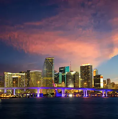 Close to downtown Miami