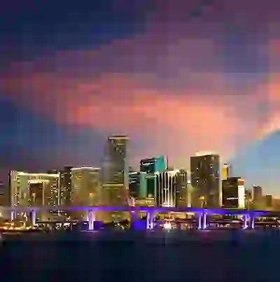 Close to downtown Miami