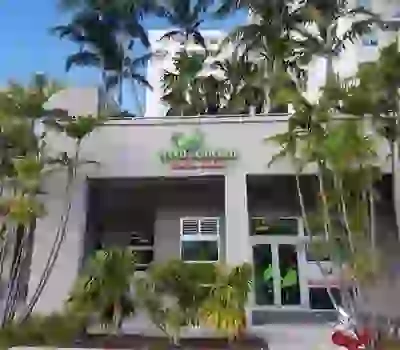 The Green Chicken entrance