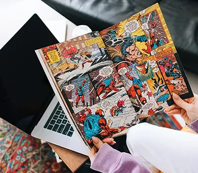 Comic book at Korka Comics